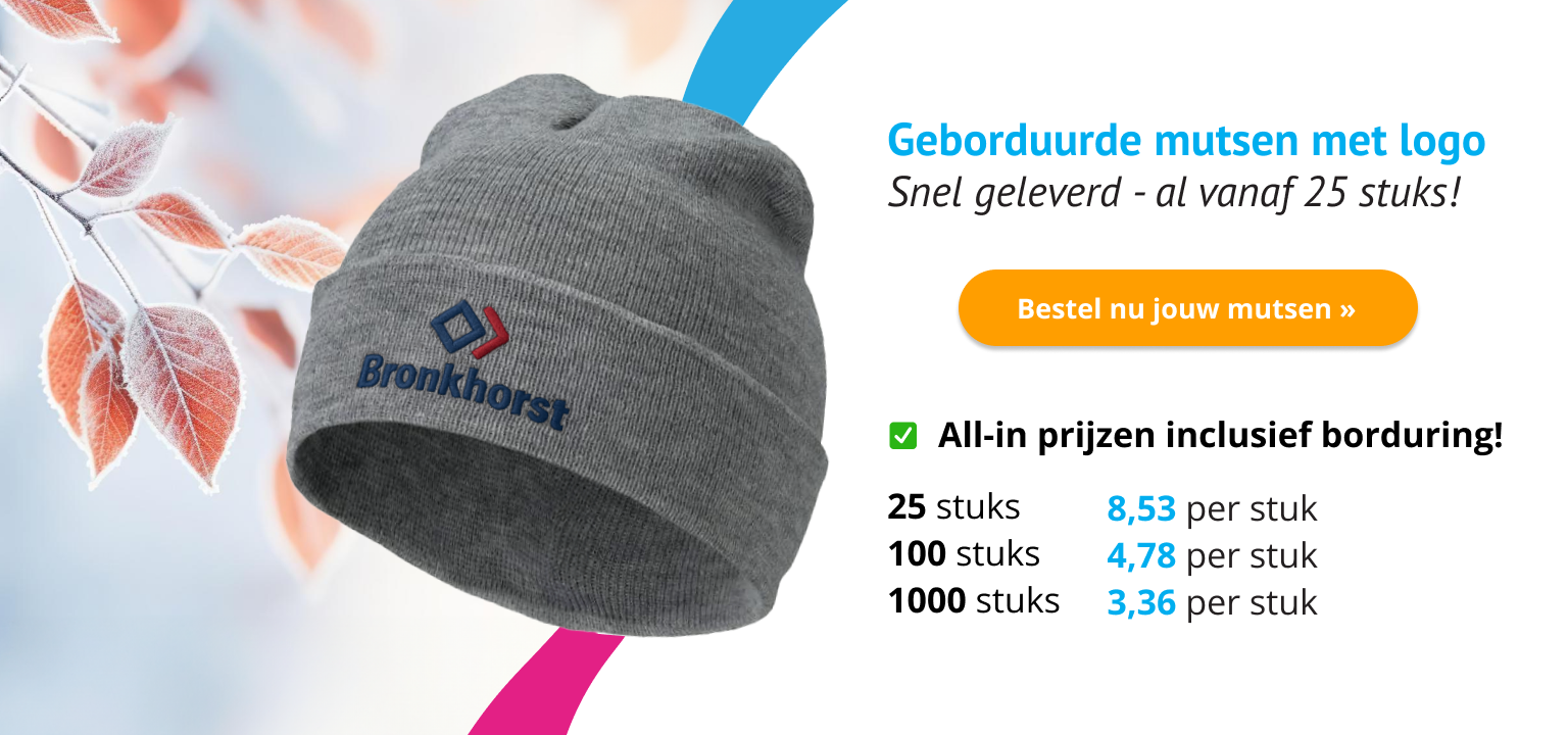Mutsen borduren met logo