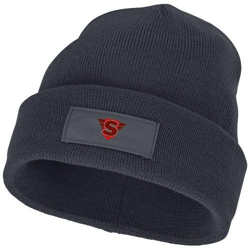 Boreas muts met patch stormgrijs